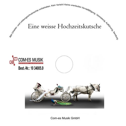 Eine weisse Hochzeitskutsche (2021)